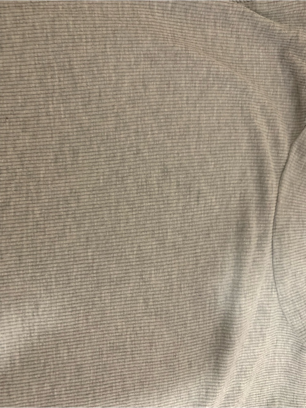 gray ruffle edge tee - Picture 3 of 4